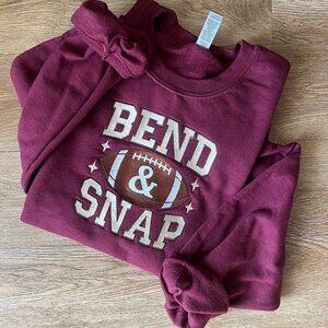 Bend and Snap Football Season Crewneck